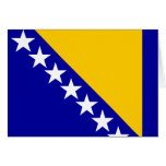 Bosnia Herzegovina High quality Flag Cards