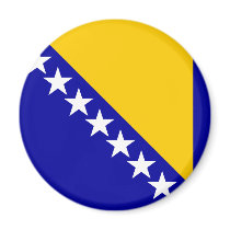Bosnia Herzegovina High quality Flag Fridge Magnets