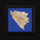 Bosnia Herzegovina Map Gift Box gift boxes by FlagAndMap Bosnia Herzegovina Map Gift Box gift boxes