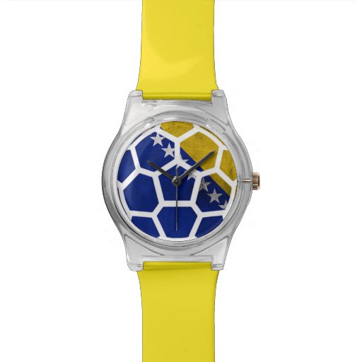 Bosnia Yellow Designer Watch