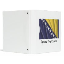 BOSNIA HERZGOVINA FLAG 3 RING BINDER