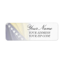 BOSNIA HERZGOVINA FLAG CUSTOM RETURN ADDRESS LABELS