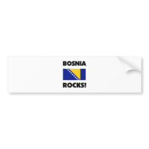 Bosnia Rocks bumper stickers by flagshirt Bosnia Rocks bumper stickers