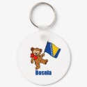 Bosnia Teddy Bear keychains