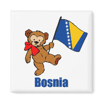Bosnia Teddy Bear magnets by nitsupak Bosnia Teddy Bear magnets