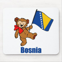 Bosnia Teddy Bear mousepads