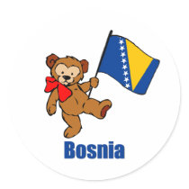 Bosnia Teddy Bear stickers by nitsupak Bosnia Teddy Bear stickers