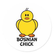 Bosnian Chick Stickers