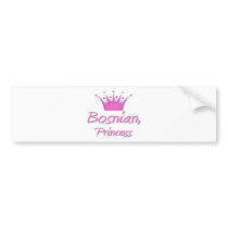 Bosnian Princess bumper stickers by flagshirt Bosnian Princess bumper stickers
