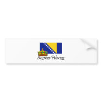 Bosnian Princess Bumper Sticker