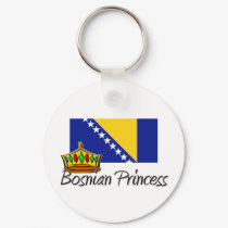 Bosnian Princess keychains by flagshirt Bosnian Princess keychains