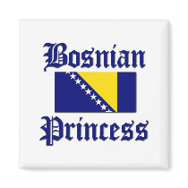 Bosnian Princess Fridge Magnet