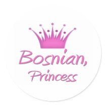 Bosnian Princess Sticker