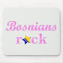 Bosnians Rock - Cute Pink Mousepads
