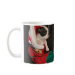 Boson Pup in Christmas Stocking Mug