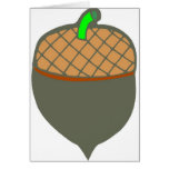 Bosquejo de la bellota felicitaciones