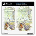 Bosquejo del circo de Jorte Seurat Motorola Cliq XT Skin