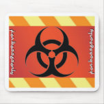 Boss Biohazard Warning Labels Mouse Pad