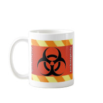 Boss Biohazard Warning Labels Mugs