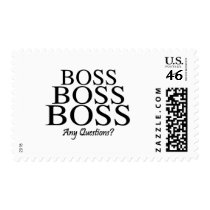 Boss Boss Boss, Any Questions? postage