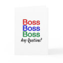 Boss Boss Boss cards