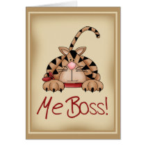 Boss Cat Card