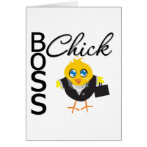 Boss Chick cards by chicktshirts Boss Chick cards