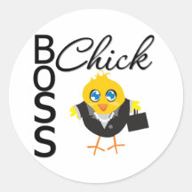Boss Chick Sticker