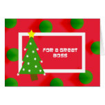 Boss Christmas Card
