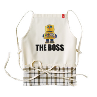 Boss Delantal Zazzle HEART
