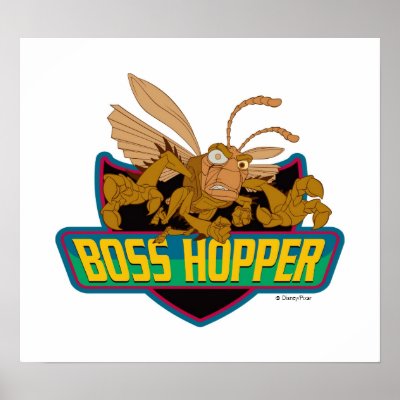 Boss Hopper Logo Disney posters