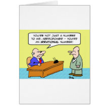 boss irrational number businessman cards