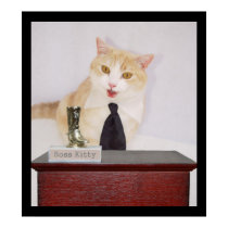 Boss Kitty posters