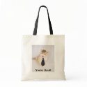 Boss Kitty tote bags