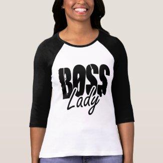 Boss Lady (4 colors) Ladies Raglan shirt