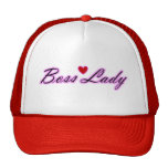 Boss Lady Heart Hat hats