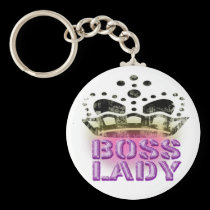 Boss Lady Queen - Large Crown keychains