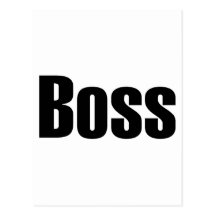 Boss Postcard
