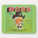 Boss Vintage Fruit Label Mousepads