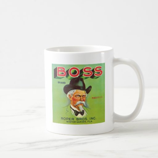 Boss Vintage Fruit Label Mugs