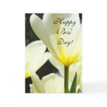 Bosses Cards Happy Boss' Day! Tulip Flowers