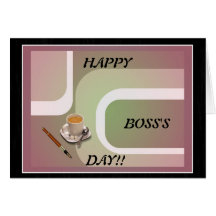 Boss's Day Greeting Card