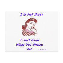 Bossy Postcards