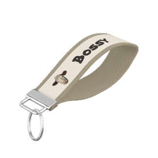 Bossy the Cow Wrist Keychains