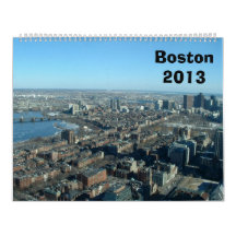 Boston 2013 calendar