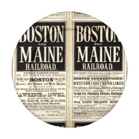 Boston and Maine Railroad Pack Of Small Button Covers