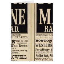 Boston and Maine Railroad Greeting Cards