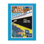 "Boston and Maine" Vintage Travel Poster Postcards