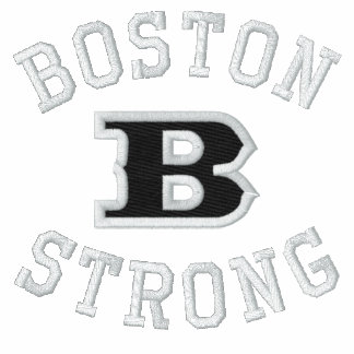 Boston B Strong Embroidered Embroidery Sweatshirt