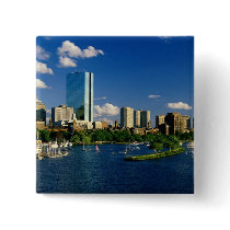 Boston Back Bay Area Button